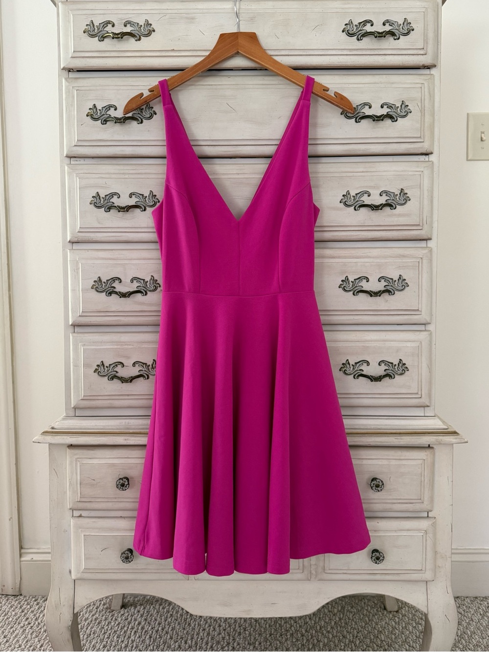 Lulus Fuchsia Skater Dress - Picture 3 of 6